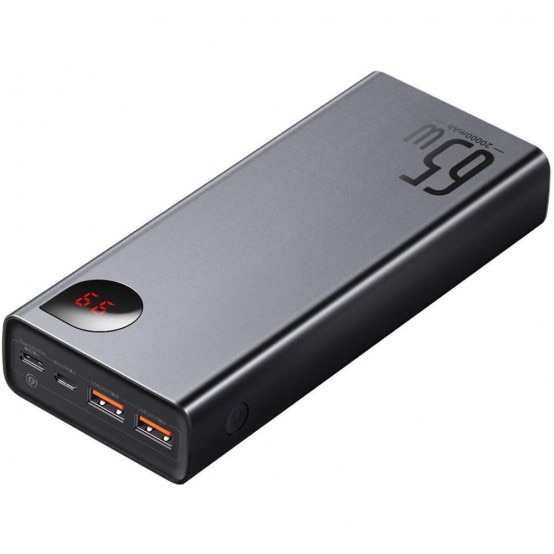 Fotografie Acumulator extern Baseus Adaman Metal, 20000 mAh, 65W, Negru – PPIMDA-D01
