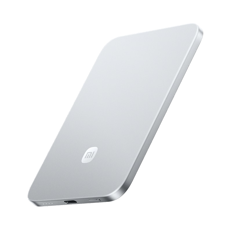 Fotografie Acumulator extern Xiaomi UltThin Mag 5000mAh, Silver