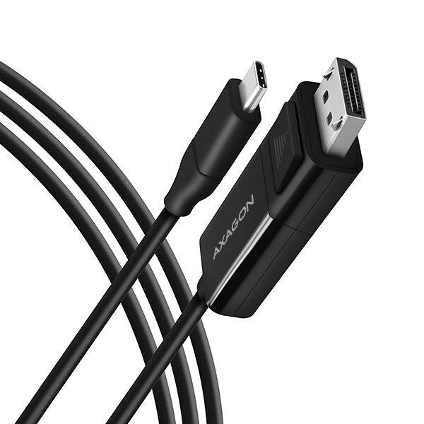 Fotografie Adaptor AXAGON USB-C la DisplayPort 4K/60Hz, RVC-DPC