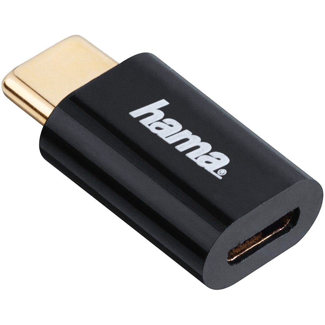 Fotografie Adaptor USB Hama Type-C, Negru