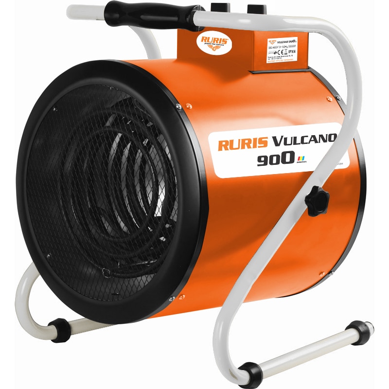 Fotografie Aeroterma electrica Ruris Vulcano 900, 9000 W, 380 V, 642 mc/ora