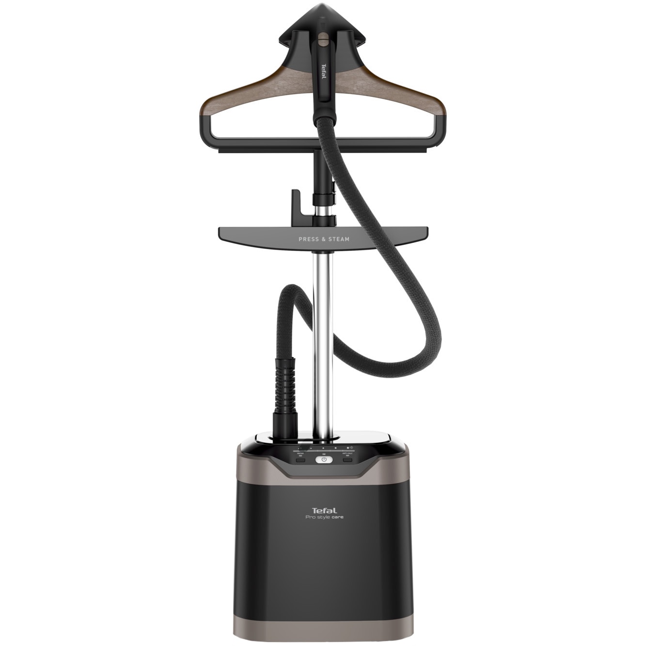 Fotografie Aparat de calcat cu abur Tefal Pro Style Care IT8490E0, 2000 W, 42 g/min, 1.3L, Oprire automata, Negru