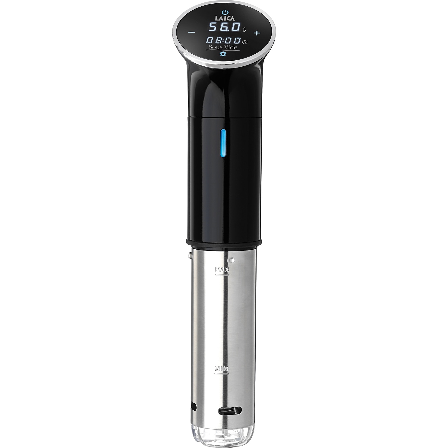Fotografie Aparat de gatit Sous Vide Laica SVC107, 1200W, display LED, Negru/Inox