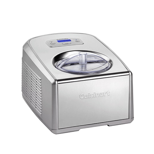 Fotografie Aparat de inghetata cu compresor integrat Cuisinart ICE100E, putere 150 W, capacitate 1.5 L, gri