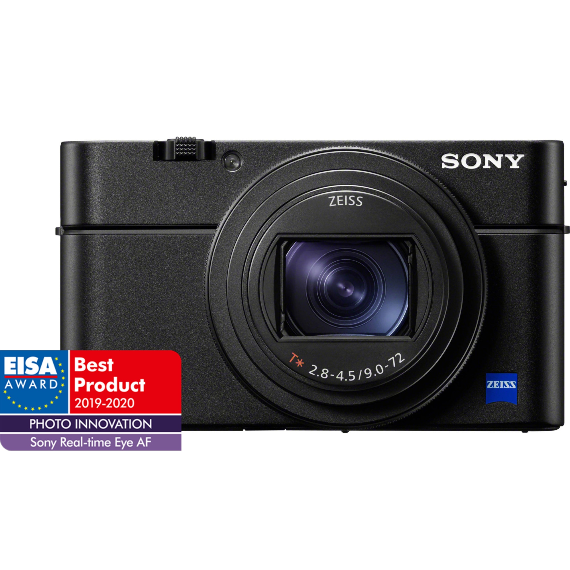 Fotografie Aparat foto digital Sony Cyber-Shot DSC-RX100VII, 20.2MP, 4K HDR, Senzor 1 inch, Obiectiv ZEISS 24-200mm, Ecran rabatabil, Negru