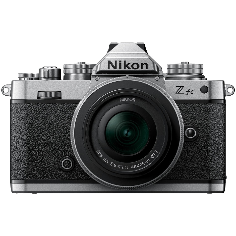 Fotografie Aparat foto Mirrorles Nikon Z FC, 20.9 MP, 4K , Obiectiv 16-50mm VR, Argintiu
