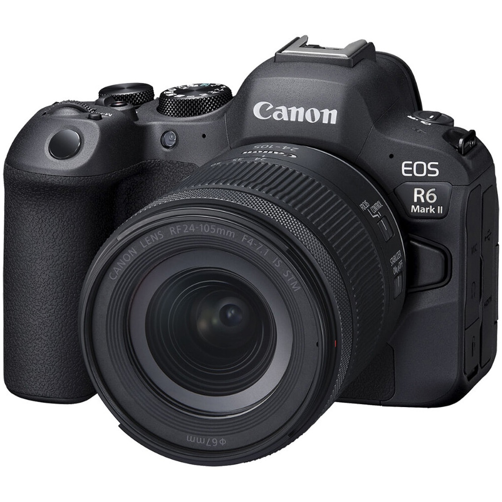 Fotografie Aparat foto Mirrorless Canon EOS R6 Mark II, Full-Frame, 24.2MP, Wi-Fi + Obiectiv RF 24-105mm STM, Negru