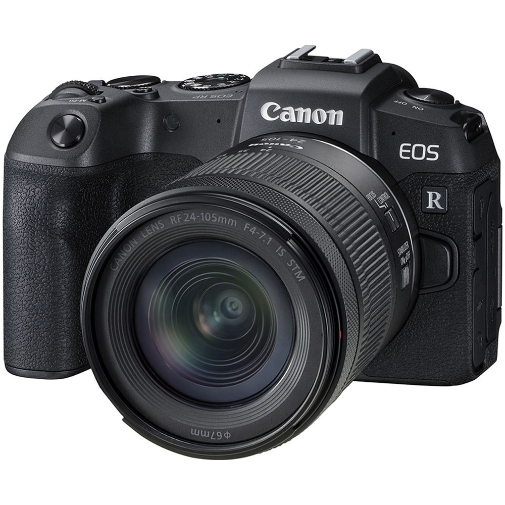 Fotografie Aparat foto Mirrorless Canon EOS RP, Full-Frame, 26.2 MP, Negru + Obiectiv RF 24-105mm IS STM