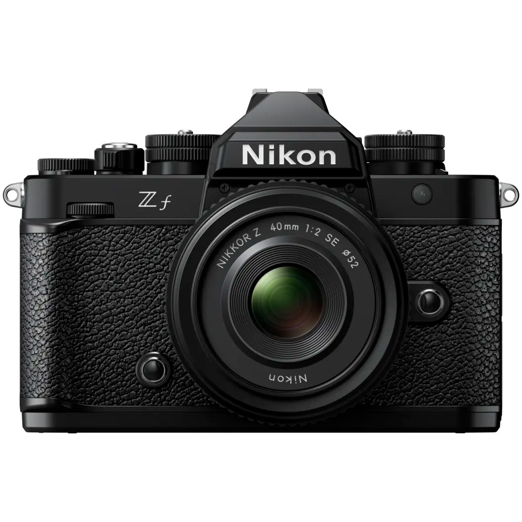 Fotografie Aparat foto Mirrorless Nikon Z f Body, Full-Frame, 24.5 MP, 4K + Obiectiv 40mm f/2 SE, Negru