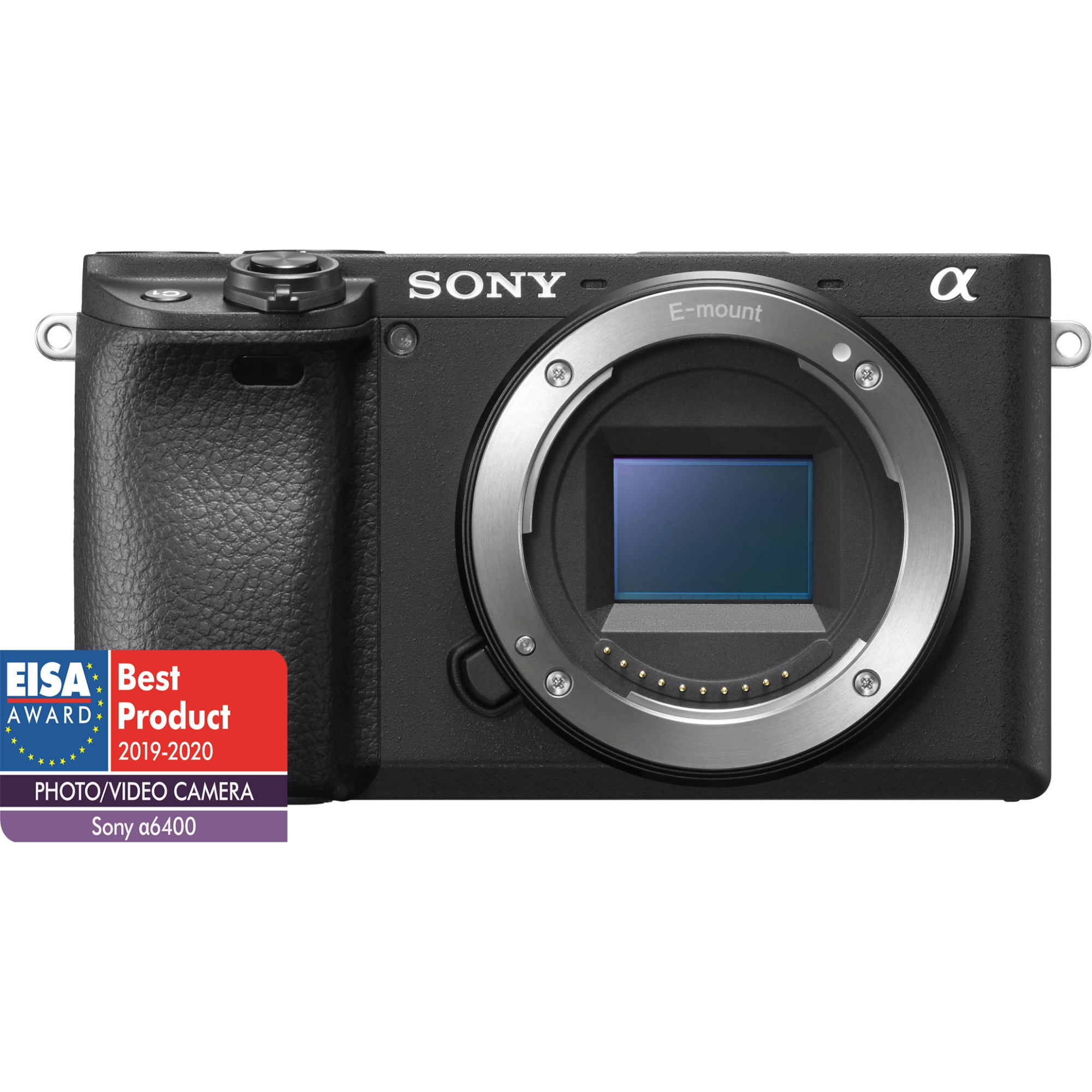 Fotografie Aparat foto Mirrorless Sony Alpha A6400 B, 24.2 MP, APS-C, Body, E-mount, 4K HDR, 4D Focus, Time-lapse, ISO 100-32000, Negru