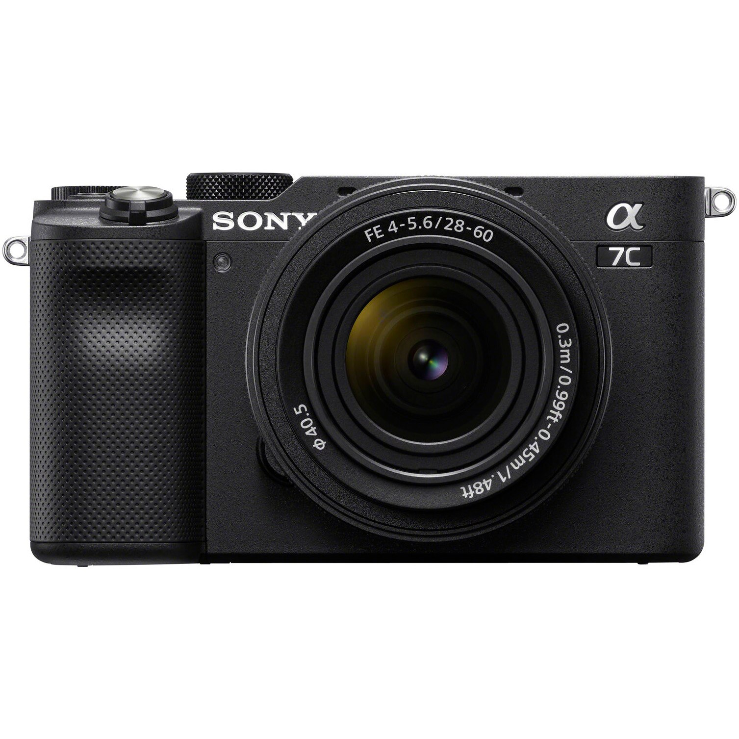 Fotografie Aparat foto mirrorless Sony Alpha A7C, 24.2MP, Full-Frame, 4K + Obiectiv Sony FE28-60mm F4-5.6, Negru