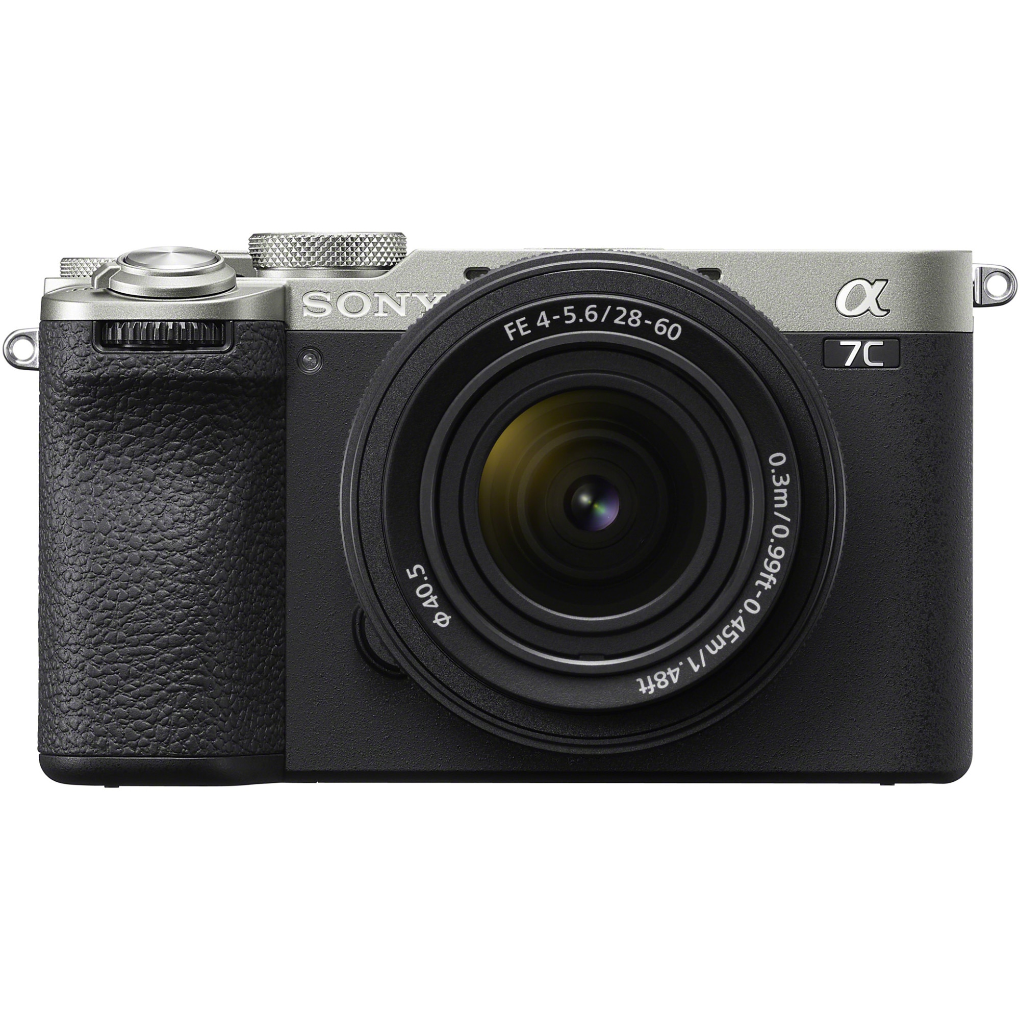 Fotografie Aparat foto mirrorless Sony Alpha A7C II, 33MP, Full-Frame, Hibrid, 4K + Obiectiv 28-60mm, Argintiu