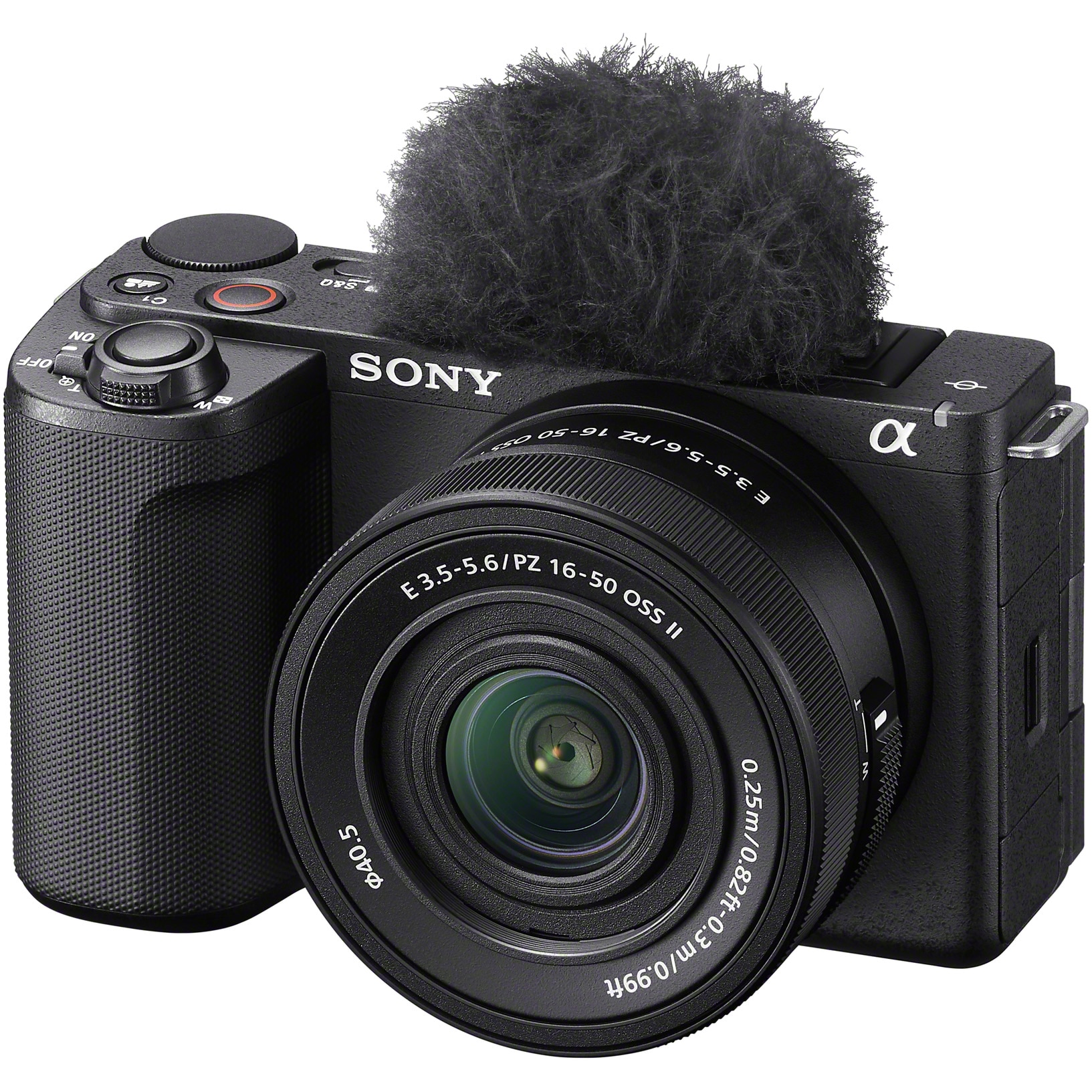 Fotografie Aparat foto Mirrorless Sony Alpha ZV-E10M2K, 26MP, APS-C, E-Mount, 4K 60p, ISO 100-32000, Negru + Obiectiv 16-50mm