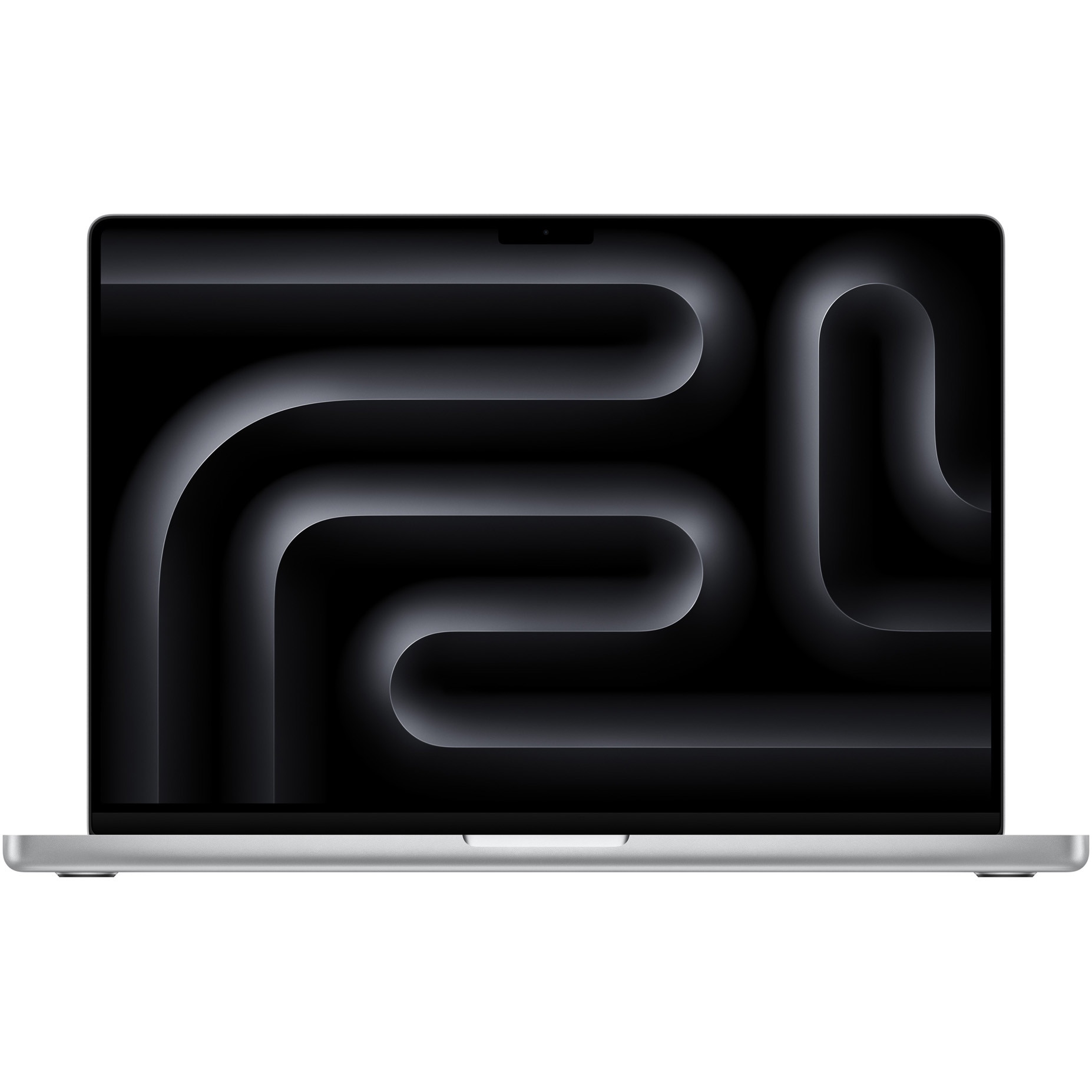 Fotografie Apple MacBook Pro 16'' cu procesor Apple M5 Pro, 18 nuclee CPU, 20 nuclee GPU, 24GB RAM, 1TB SSD, Silver, Tastatura Internationala, Manual RO, Fara incarcator
