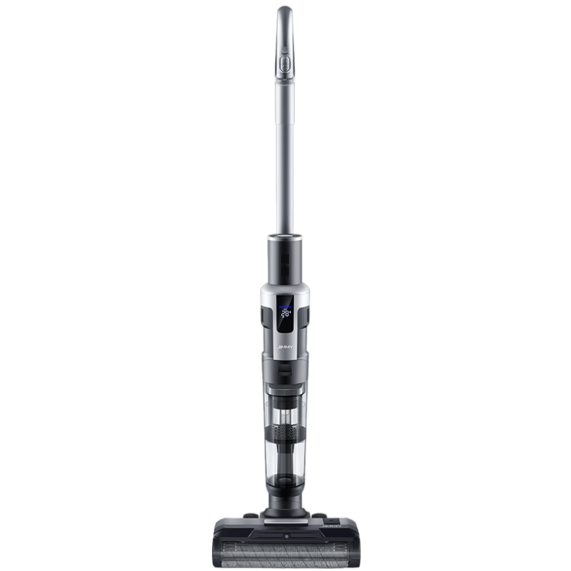 Fotografie Aspirator vertical fara fir cu spalare JIMMY HW9 Pro Cordless Vacuum & Washer putere 300W, autonomie 35 min, Negru/Gri