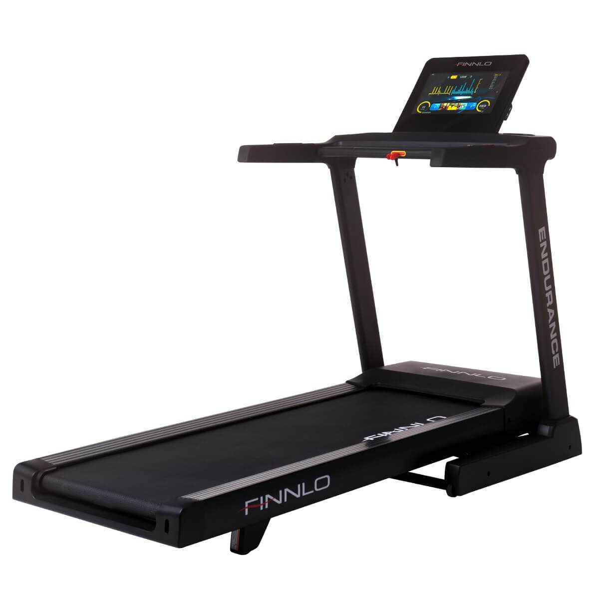 Fotografie Banda alergare Finnlo Endurance TFT, motor 3 CP / 6.5 CP varf, viteza 1-24 km/h, Kinomap, Zwift & Bluetooth, inclinare electrica, greutate maxima utilizator 160 kg