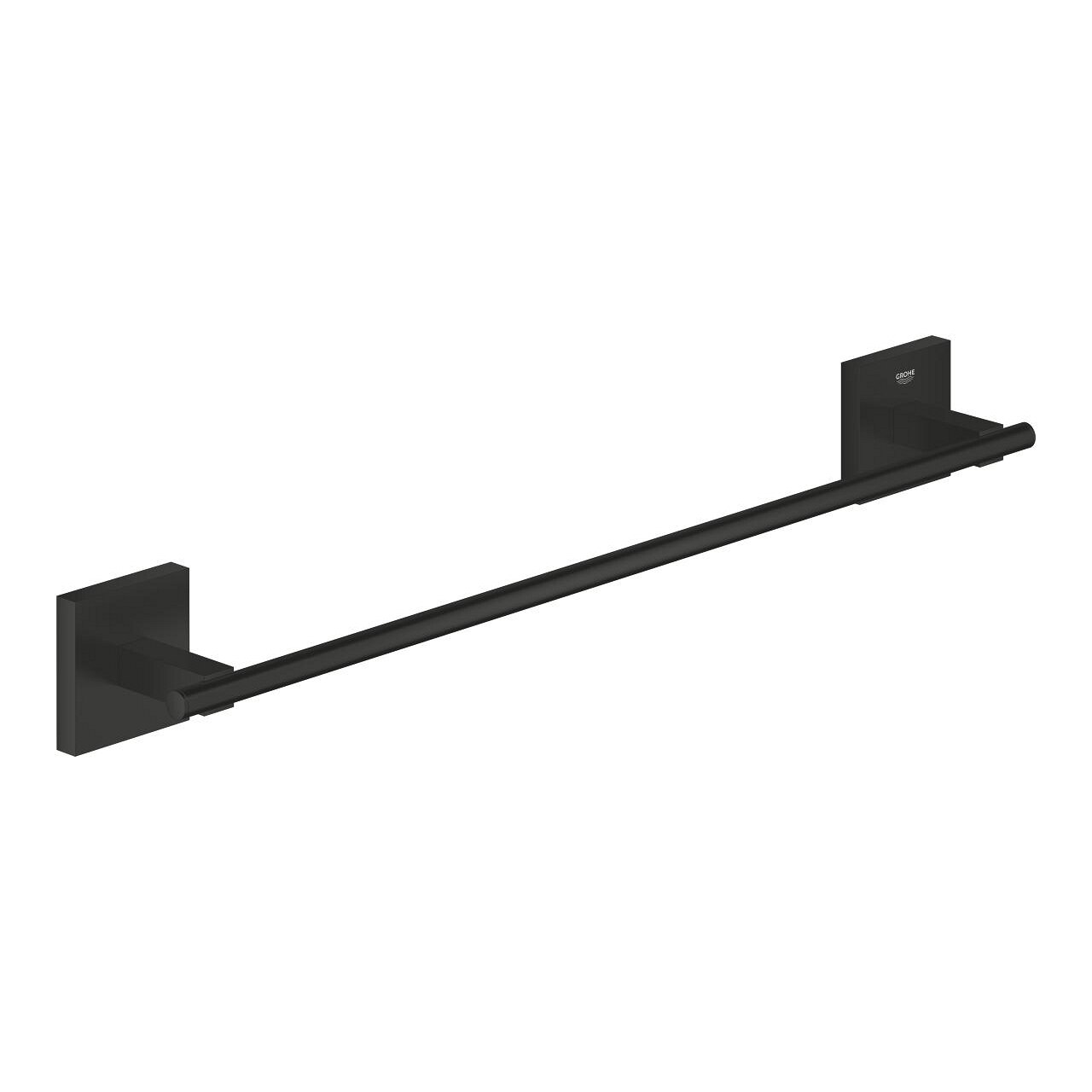 Fotografie Bara prosop Grohe Start Cube 409872430, pe perete, 450 mm, metal, mat, negru