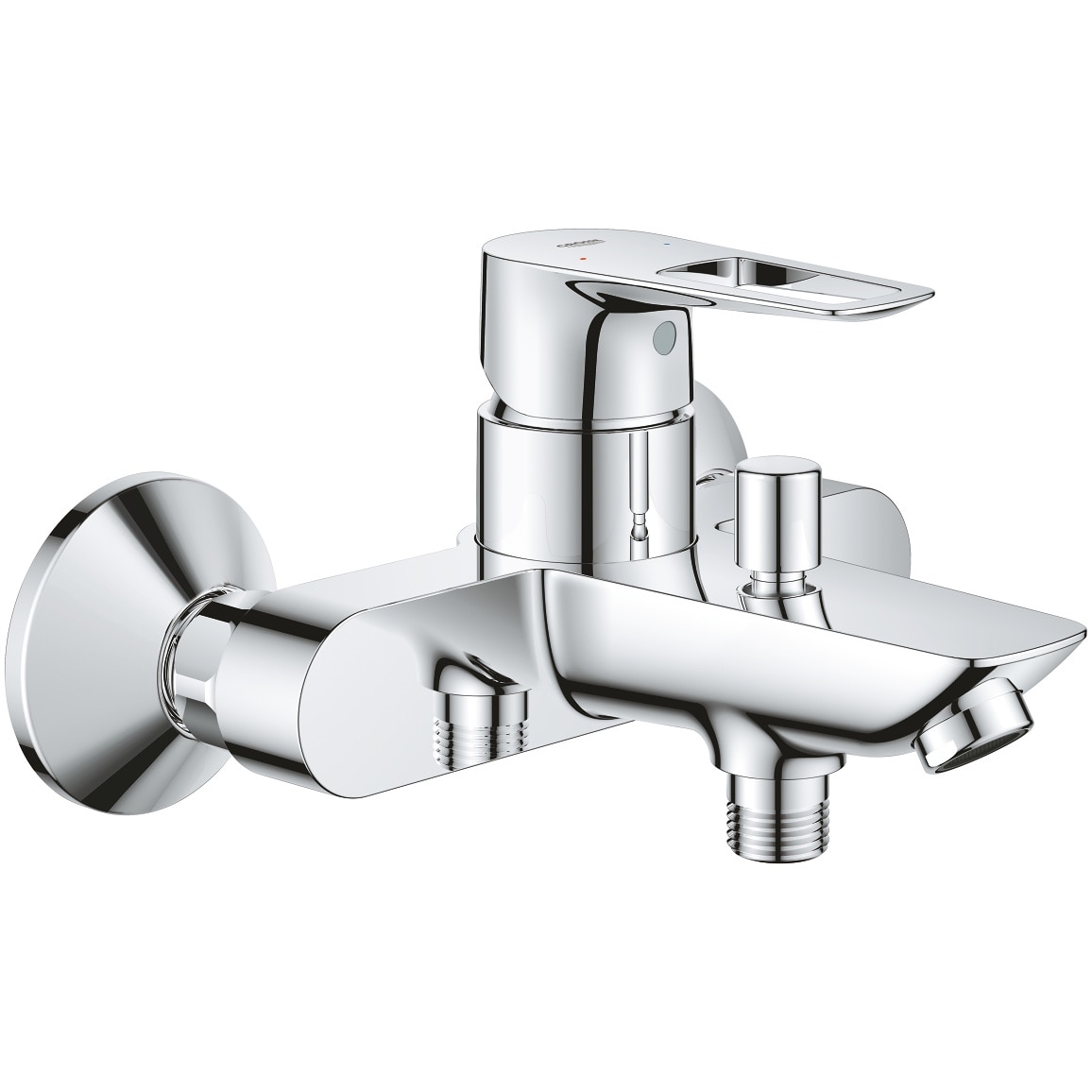 Fotografie Baterie cada Grohe Bauloop 23603001, aparenta, diverter, crom