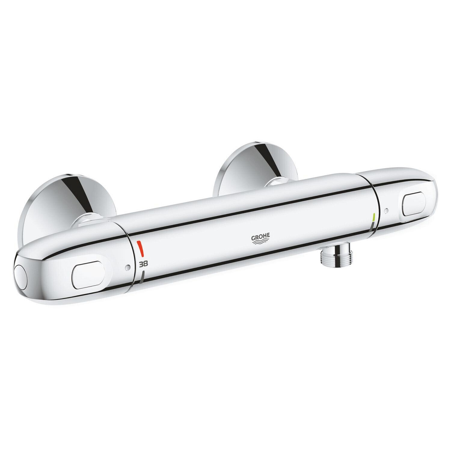 Fotografie Baterie dus Grohe Grohtherm 1000, aparenta, termostat, crom, 34814003