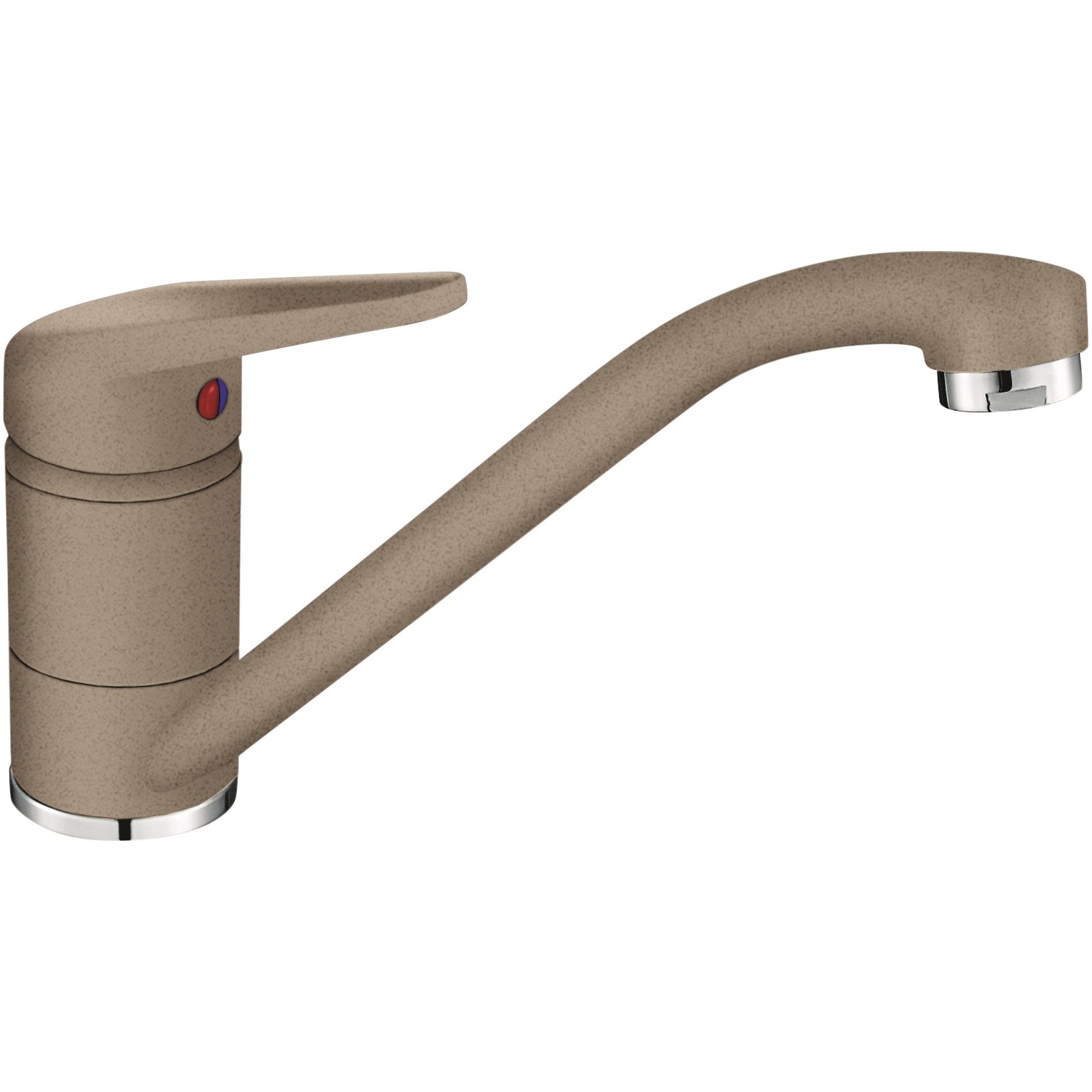 Fotografie Baterie Franke Novara Plus Oyster, rotatie pipa 360, furtune flexibile inox, cartus ceramic