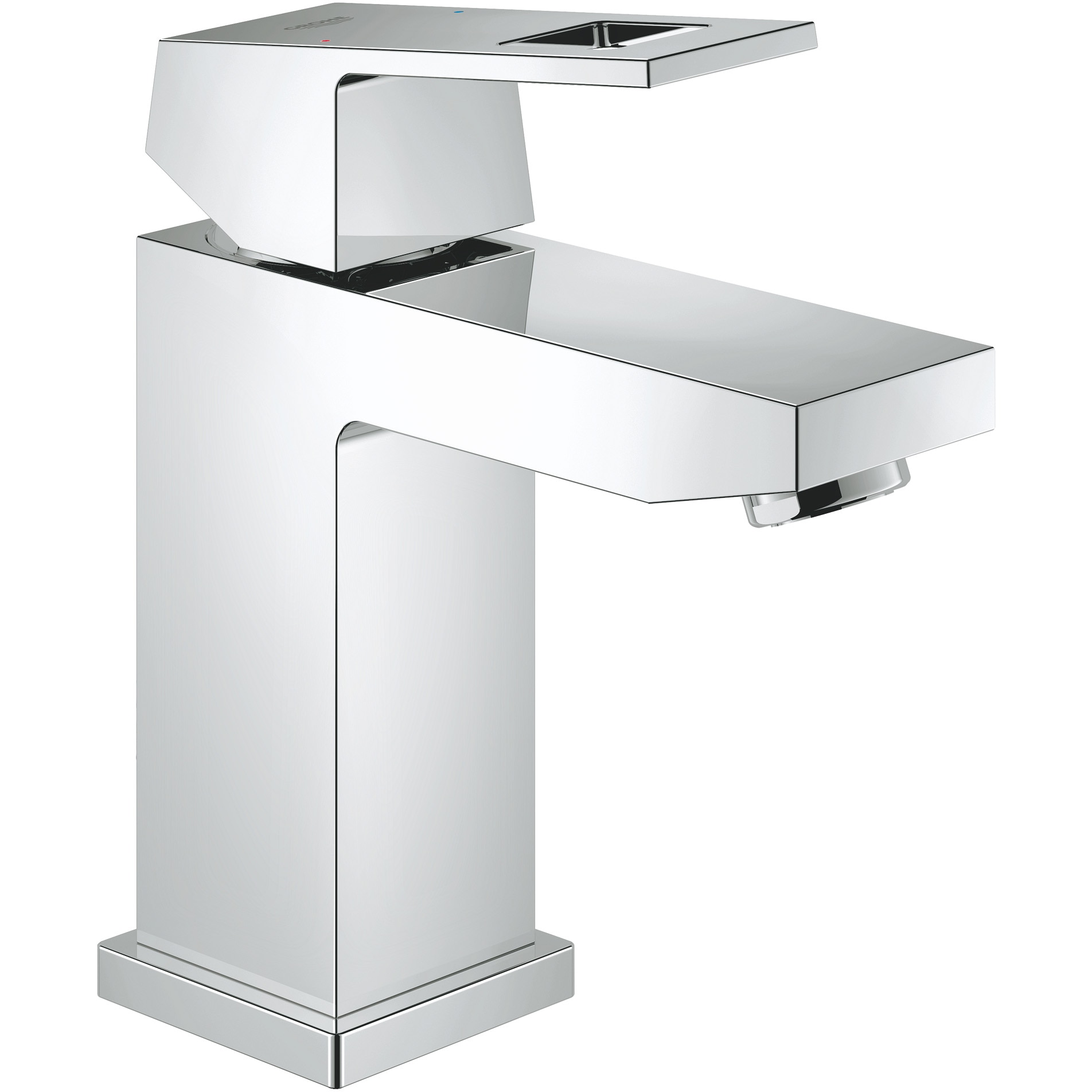 Fotografie Baterie lavoar Grohe Eurocube 2313200E, 3/8'', marimea S, crom