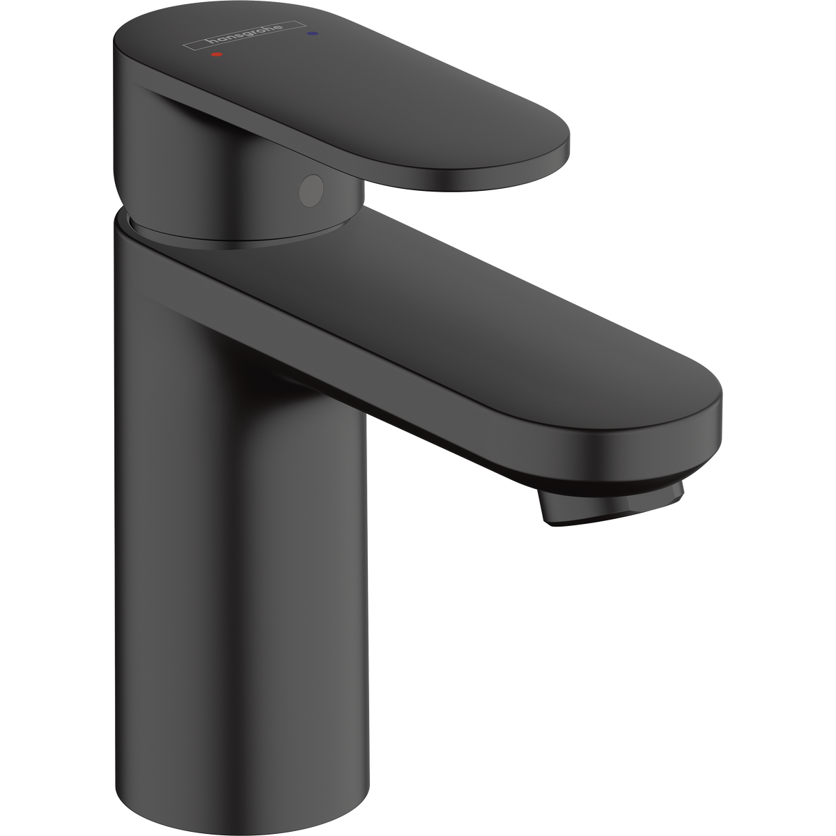 Fotografie Baterie lavoar Hansgrohe Vernis Blend 100, cu ventil pop up, negru mat