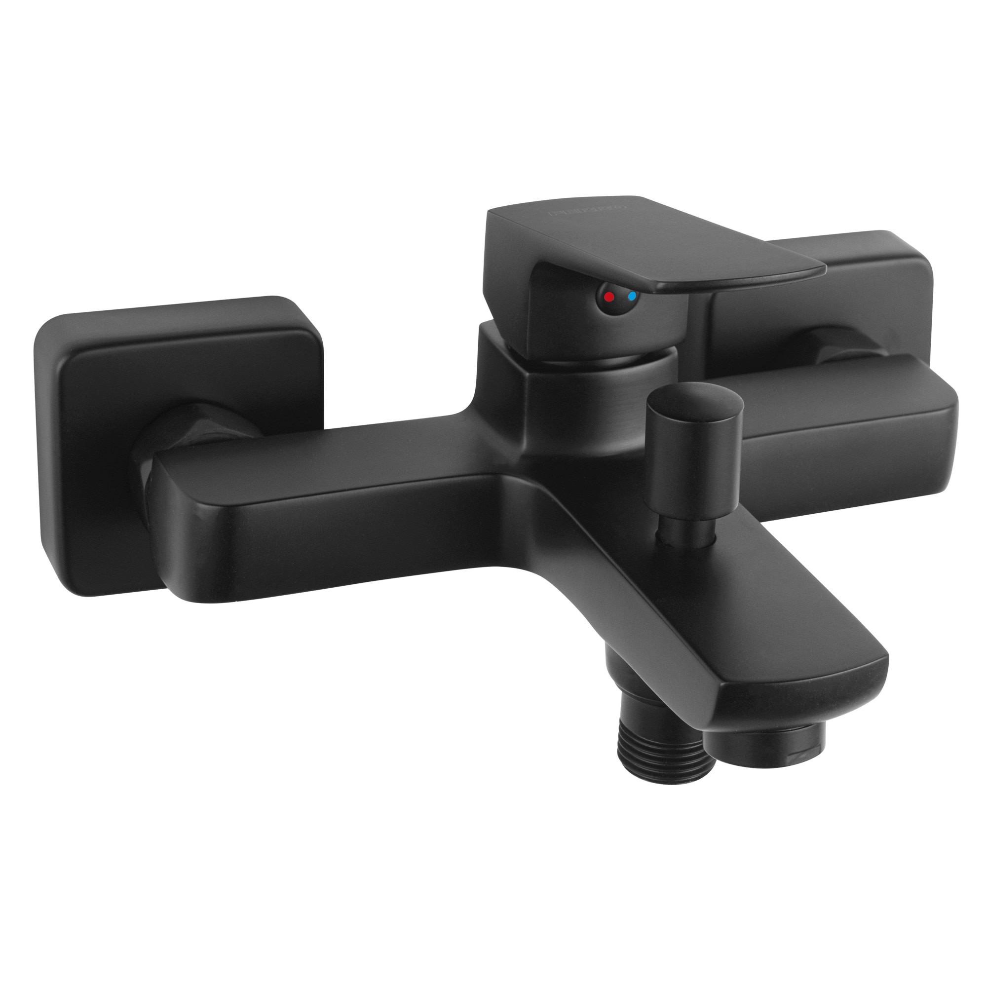 Fotografie Baterie pentru cada/dus Ferro Vitto Black Verdeline, cartus ceramic, Negru