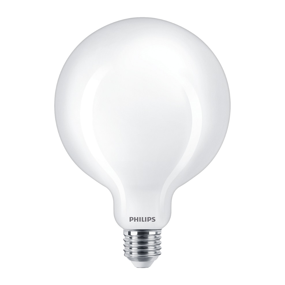 Fotografie Bec LED glob Philips G120, EyeComfort, E27, 13W (120W), 2000 lm, lumina alba calda (2700K), clasa energetica D