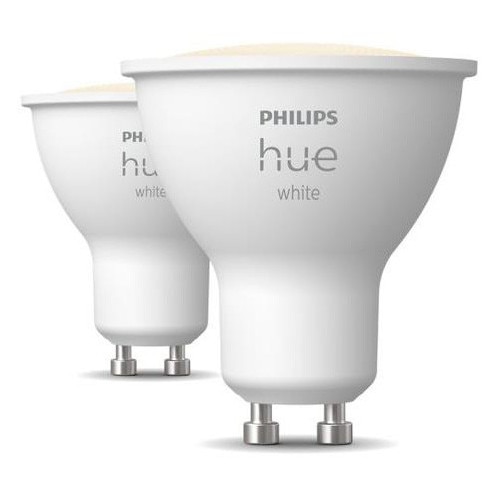 Fotografie Bec LED GU10 Hue alb, Philips, set 2 bucati