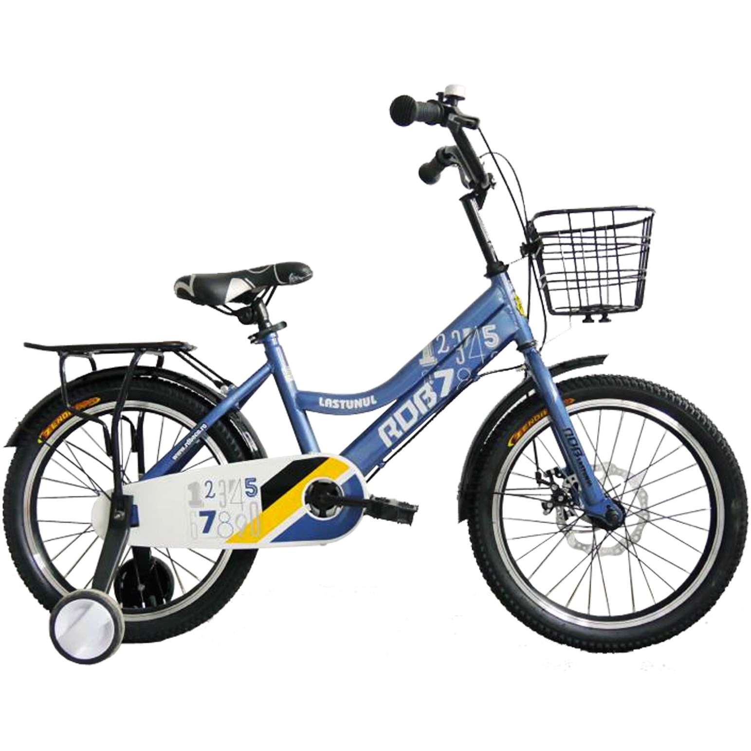 Fotografie Bicicleta copii RDB Lastunul, 18 inch, albastru