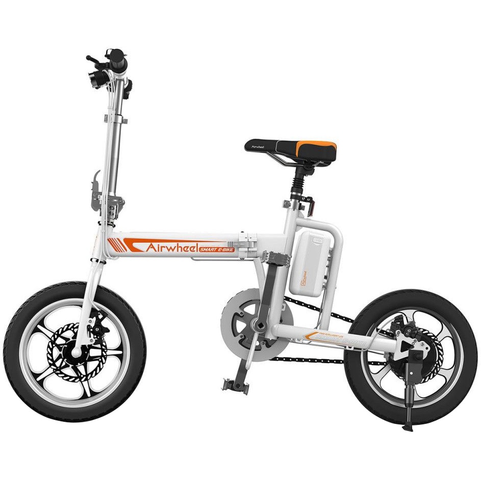 Fotografie Bicicleta electrica pliabila Airwheel R5 White , Viteza max. 20 km/h , Autonomia maxima: 15-25 km