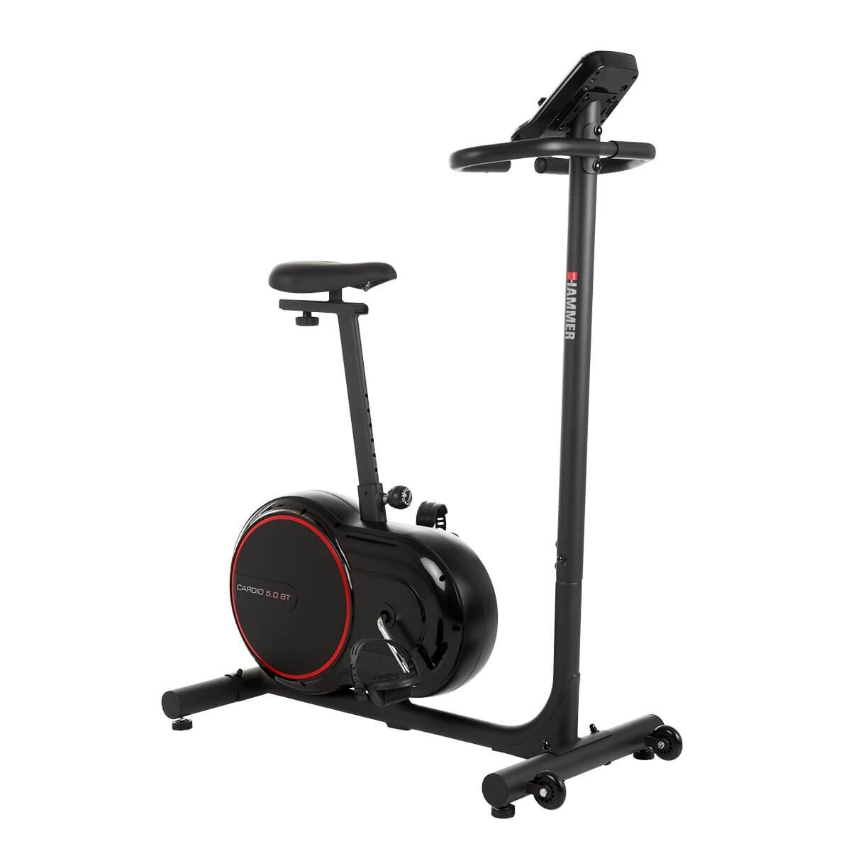 Fotografie Bicicleta fitness Hammer Cardio 5.0, bluetooth, iConsole+Kinomap, volant 6 kg, greutate maxima utilizator 110kg