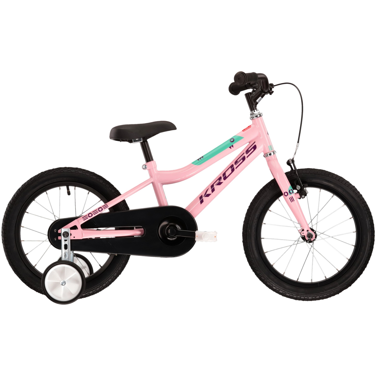 Fotografie Bicicleta KROSS Mini 3.0 D, 16 inch, greutate 10.53kg,, roz