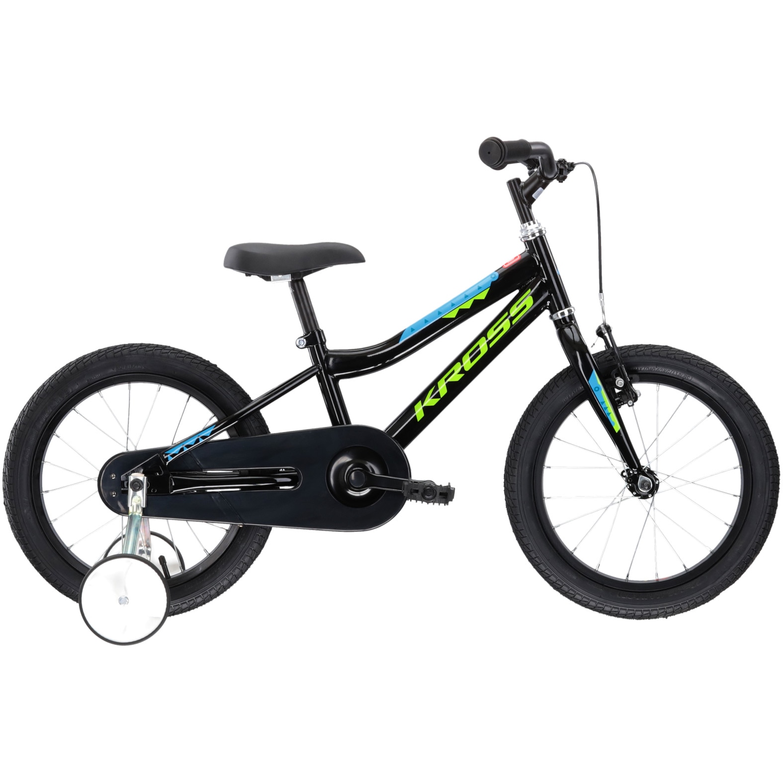 Fotografie Bicicleta KROSS Racer 3.0 M 16 inch, black green blue