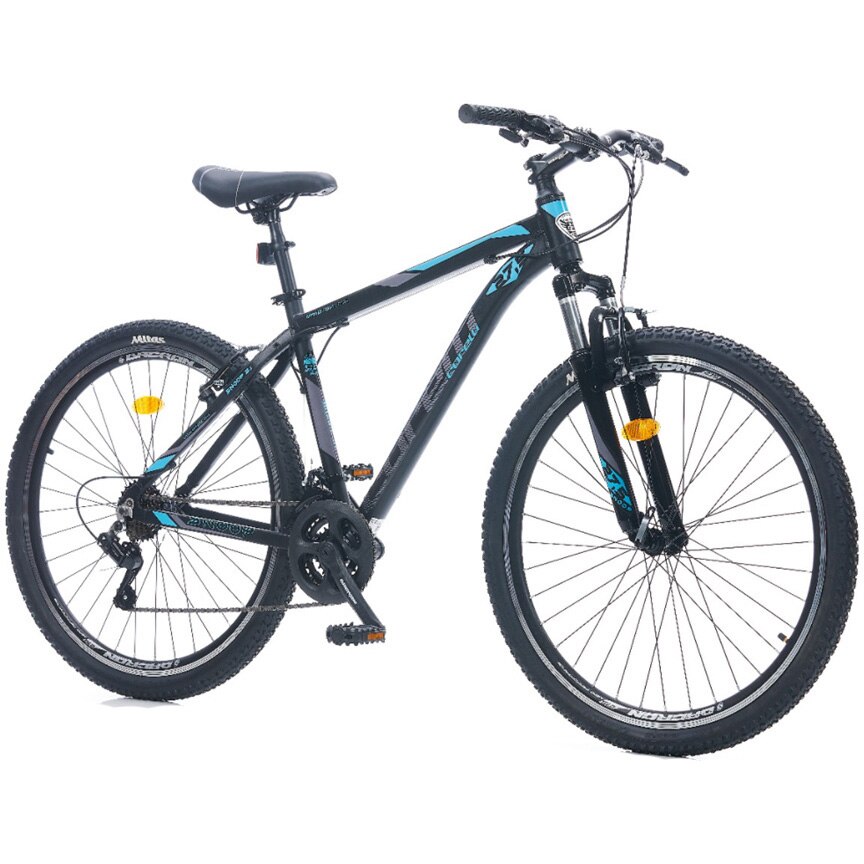 Fotografie Bicicleta MTB 27.5" SNOOP 3.1, marime cadru L, negru-gri-albastru