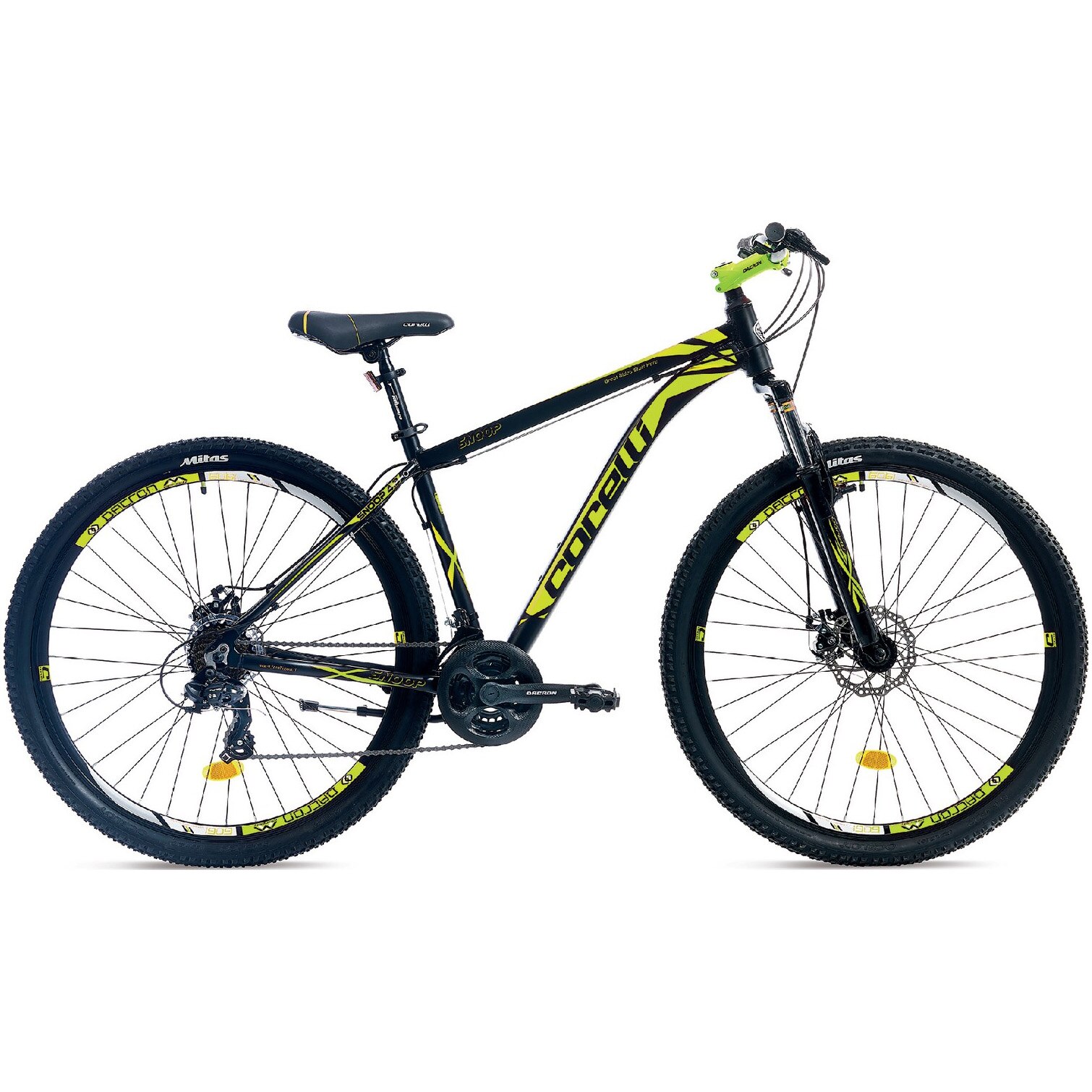 Fotografie Bicicleta MTB 29" SNOOP 4.3, marime cadru L, negru-galben neon