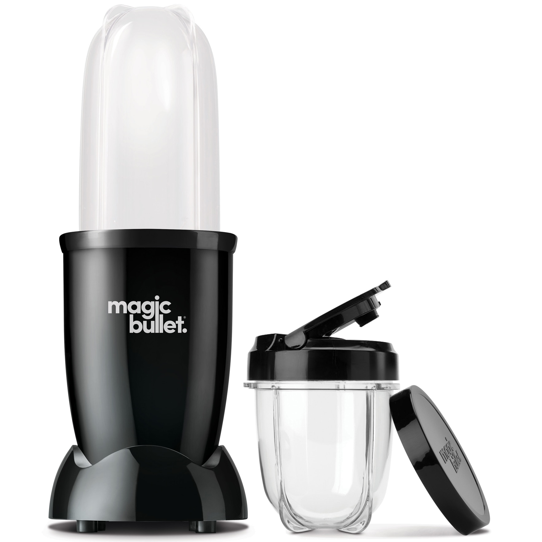 Fotografie Blender Nutribullet Magic 0C22300070, 200 W, 1 viteza, cupa 355 ml, cupa 560 ml, negru