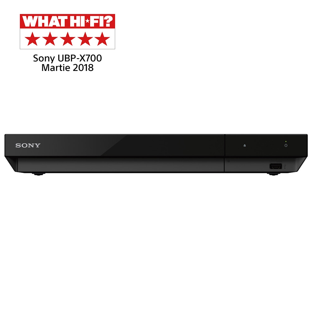 Fotografie Blu-ray player Sony UBPX700B, 4K Ultra HD, Smart, HDR, DTS:X, Wi-Fi, CD/DVD, HDMI, USB, Negru