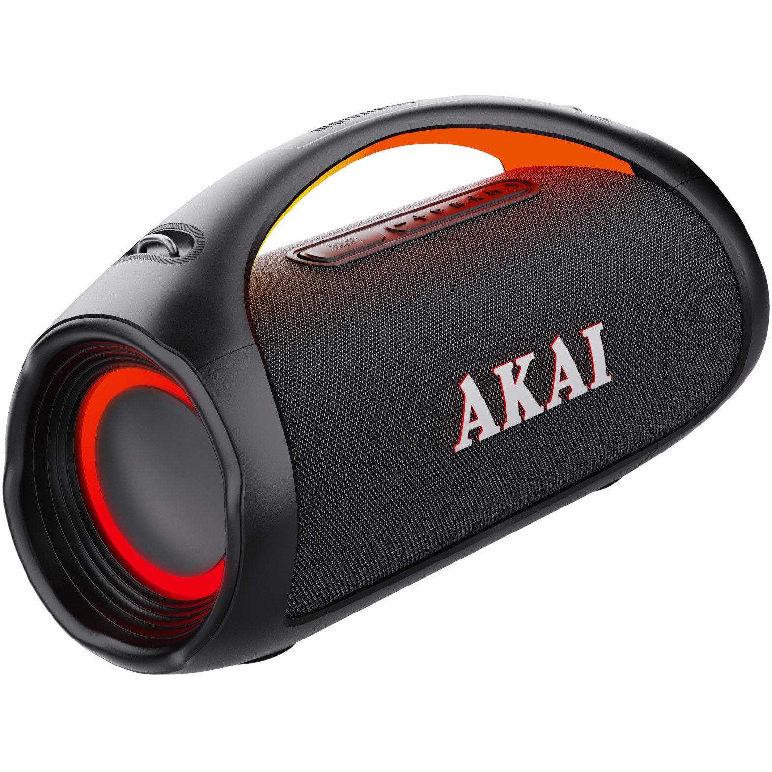 Fotografie Boxa portabila Akai WaveStormer, 110W, Bluetooth, Aux-In, USB, IPX6, Negru
