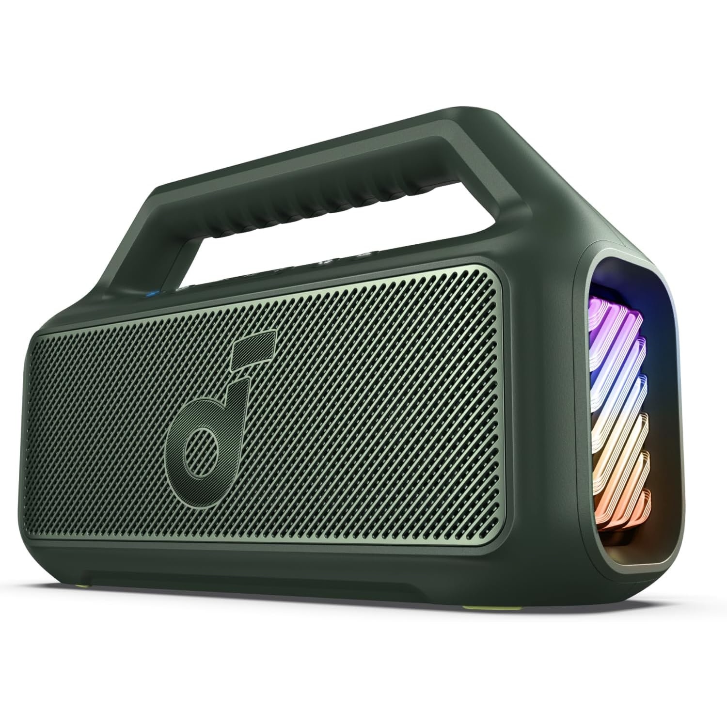 Fotografie Boxa portabila Anker Soundcore Boom 2, 80W, BassUp 2.0, IPX7, Lumini RGB, Bluetooth 5.3, Verde