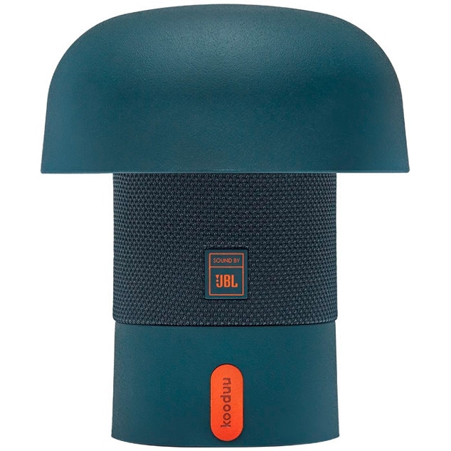 Fotografie Boxa portabila Kooduu Sensa PLAY Mini, Lampa LED, Sunet JBL, Bluetooth, Redare pana la 8 h, Iluminare reglabila,Albastru