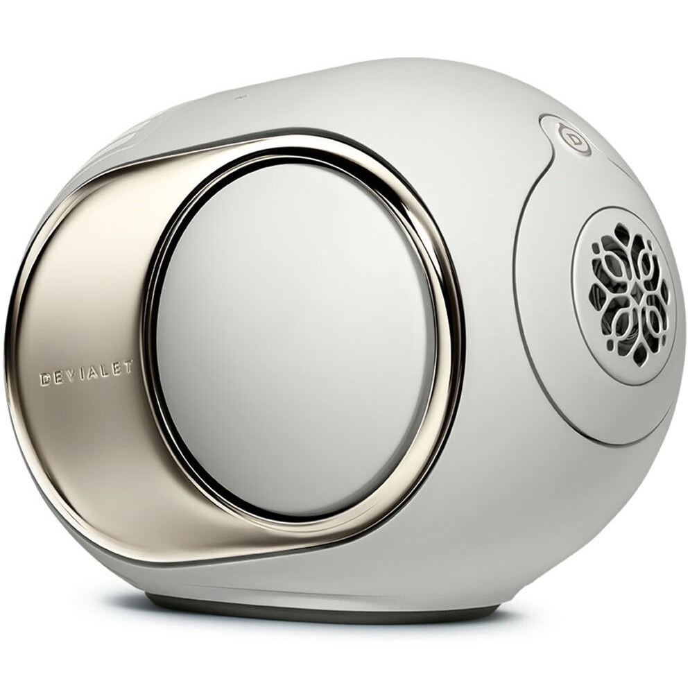 Fotografie Boxa wireless Devialet Phantom Ultimate 98 dB, 400W, Bluetooth, Wi-Fi, AirPlay, Light Pearl