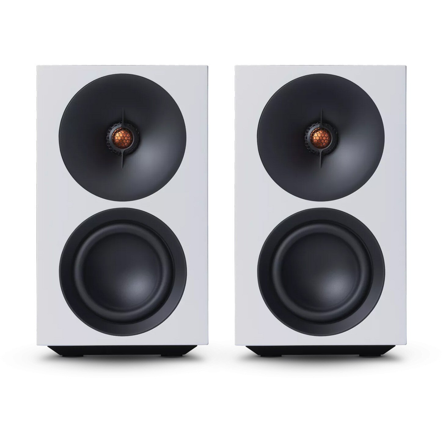 Fotografie Boxe active Cambridge Audio L/R S, Bluetooth aptX HD, 2 x 50W, USB-C, Optical, RCA, iesire Subwoofer, telecomanda, Alb