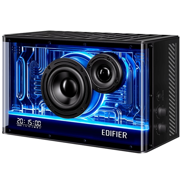 Fotografie Boxe desktop Edifier QD35-BK, 40W, Bluetooth, GaN charger 35W, Negru