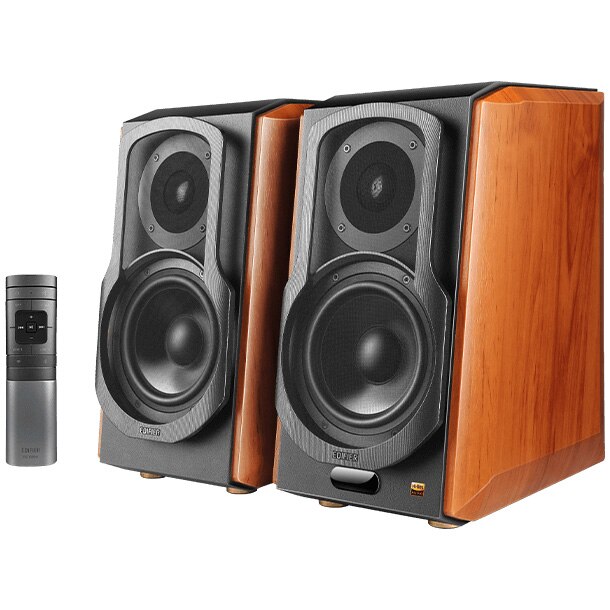 Fotografie Boxe Edifier 2.0 S1000W-BR, 120W RMS, Bluetooth, Telecomanda wireless, Maro