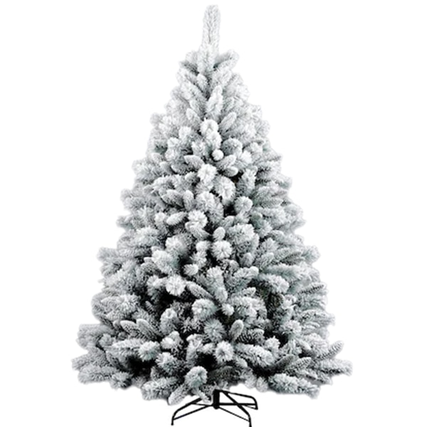 Fotografie Brad artificial Kring Clinton, cu aspect nins, 210 cm, ace 3D, PP/PVC, Alb