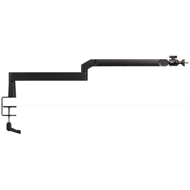 Fotografie Brat profesional pentru microfon Elgato Wave Mic Arm LP, metallic, pivotant , cu profil redus, canaluri pentru cabluri ascunse, clema pentru birou versatila, suport pentru microfon compatibil 1/4"-3/8"-5/8"