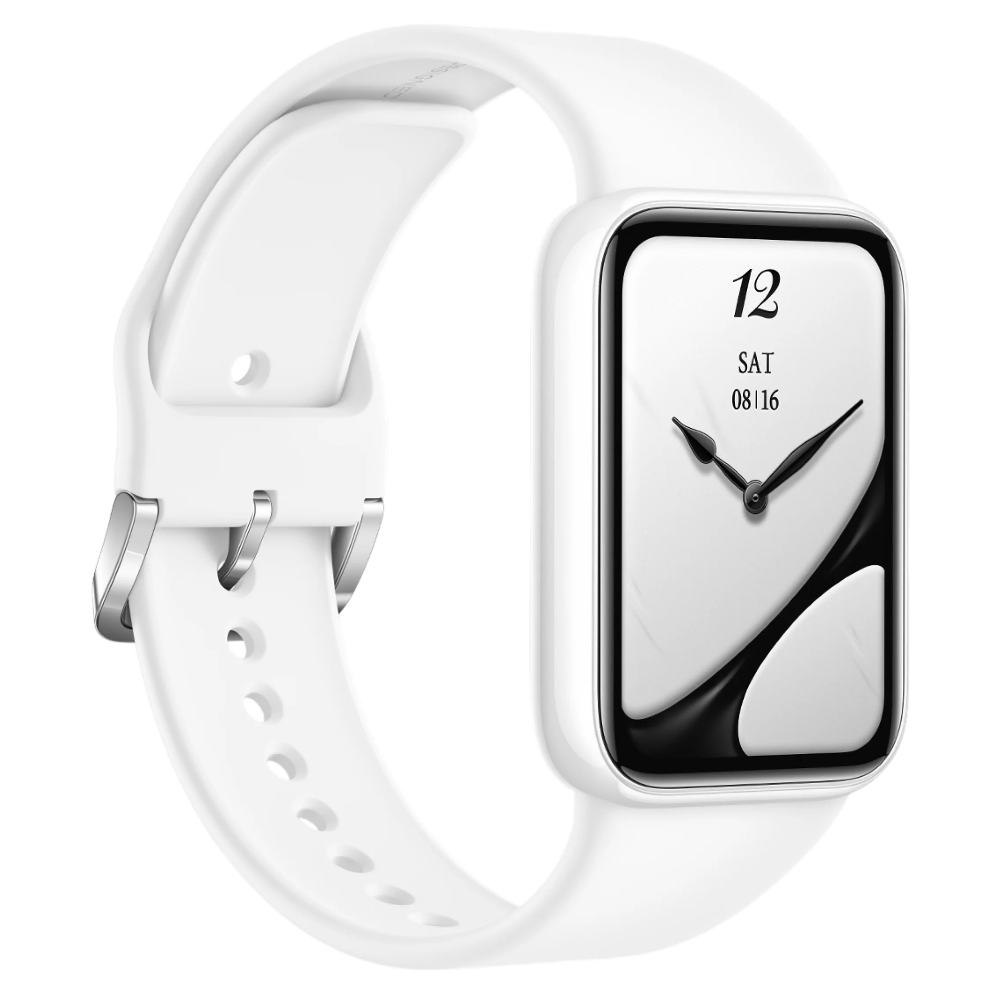 Fotografie Bratara fitness Xiaomi Smart Band 10 Pro Ceramic Edition Pearl White