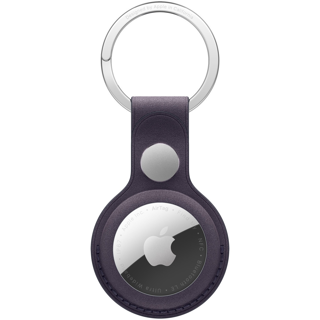Fotografie Breloc Apple AirTag FineWoven Key Ring pentru AirTag Apple, Midnight Purple