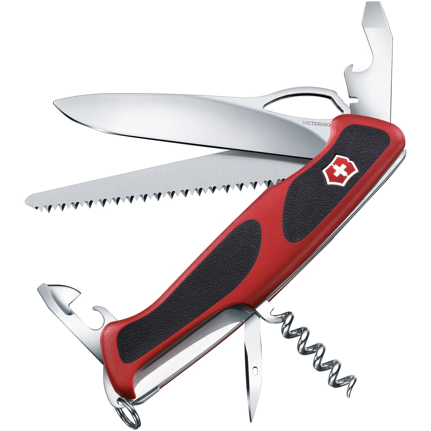 Fotografie Briceag Victorinox 0.9563.MC RangerGrip 79, Rosu/Negru